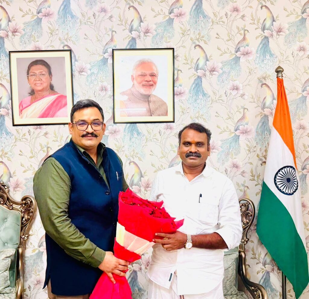 डॉ. विपिन गौर ने केंद्रीय मंत्री डॉ. एल. मुरुगन से की मुलाकात, मीडिया और पत्रकारिता के विकास पर हुई चर्चा