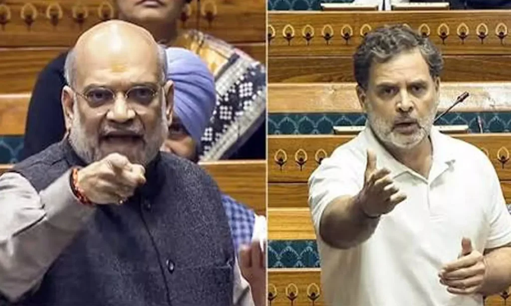 अमित शाह बोले हर सवाल का जवाब देंगे, राहुल गांधी ने कहा- लेक्चर नहीं चाहिए