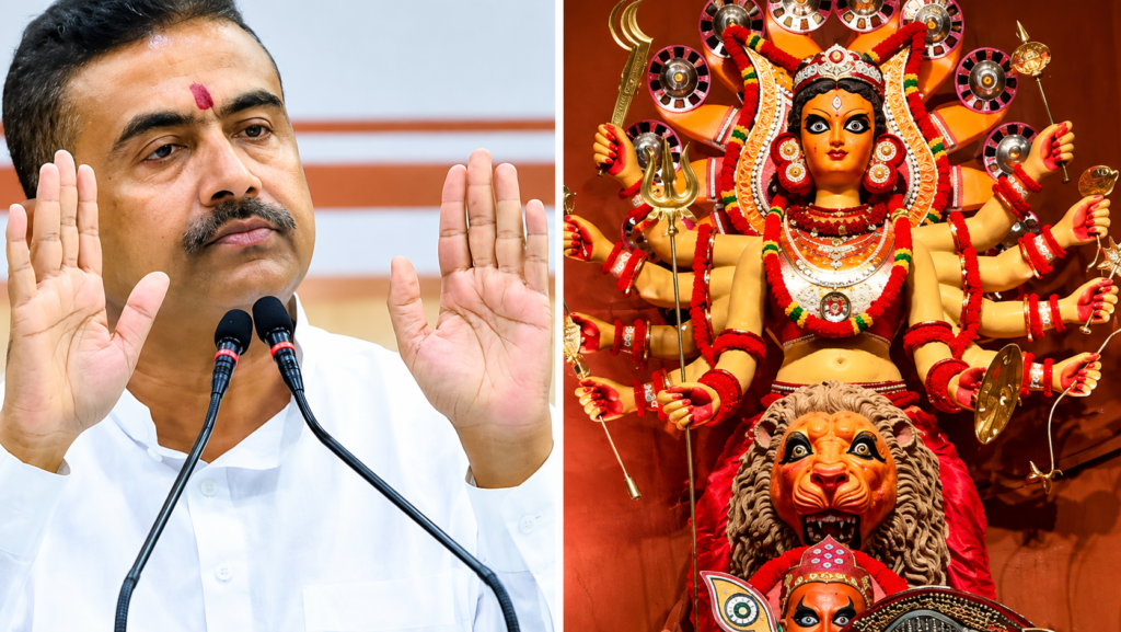दुर्गा पूजा पर सुवेंदु अधिकारी के फैसले